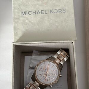 Michael Kors Two-Tone Crystal Watch